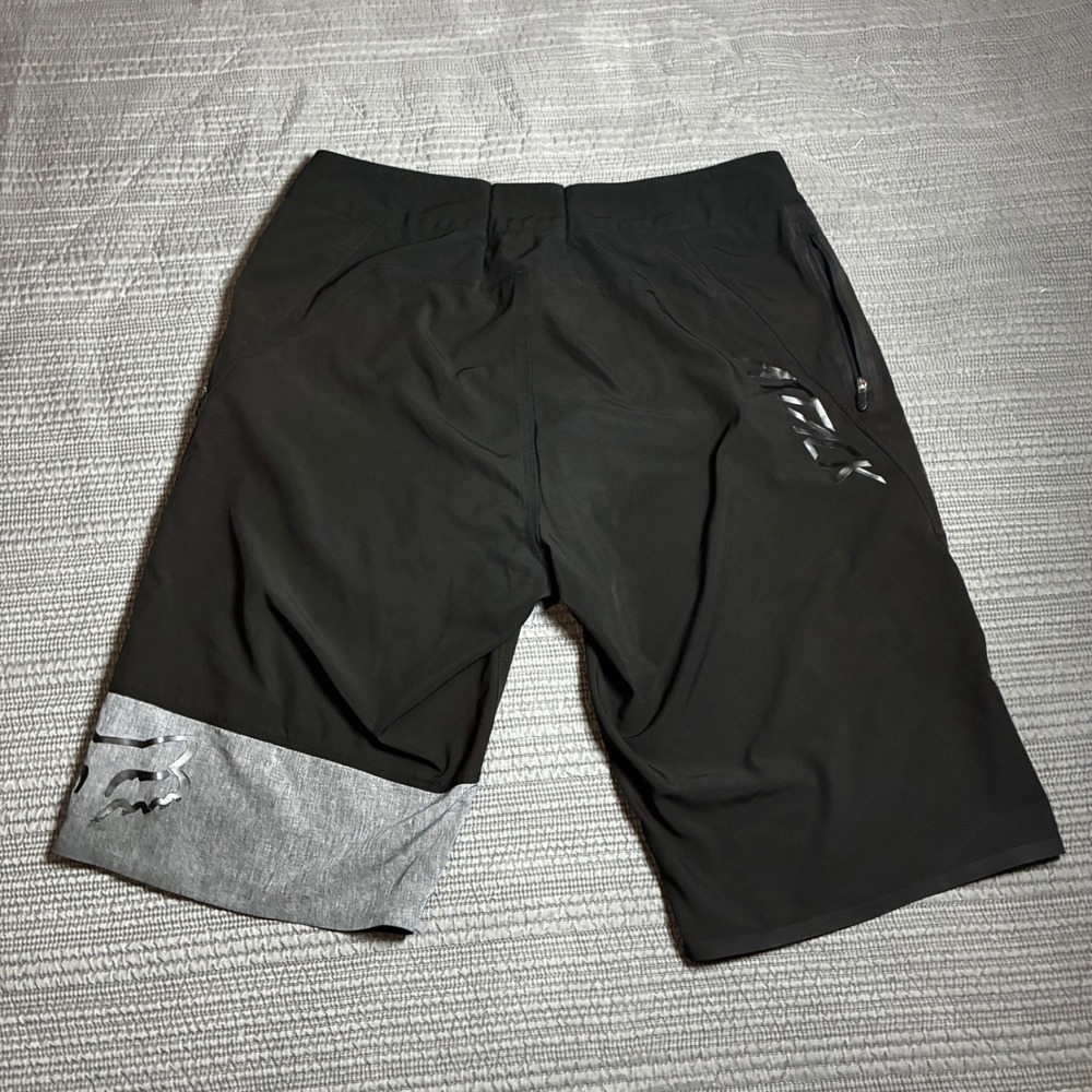 Fox Racing MTB Mountain Bike Shorts Mens 32 Black Trail Downhill Enduro Cycling - Picture 12 of 15